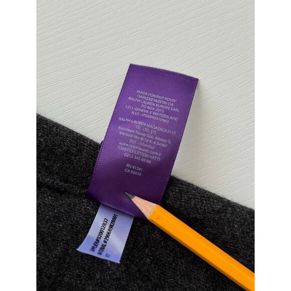 Ralph Lauren Off-Shoulder Cashmere Top Sweater Cardigan - Picture 9 of 9